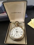 Waltham Pocket Watch 1883, Made In 1886, 18S, 15 Jewels, Gold Filled Case. Runs.. Fixed Price $449.95.