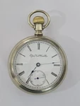 Vintage Elgin National Watch CO.18S Pocket Oresilver Case RUNS(LOT-163). Fixed Price $80.00.
