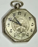 Antique Illinois Elgin 14K Gf Pocket Watch Working Open Face Octagon 17 Jewels. Fixed Price $275.00.