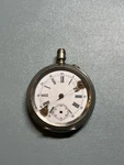 Heavy 47MM Remontoir Cylindre .800 Silver Pocket Watch 10 Rubis. Fixed Price $100.00.