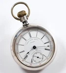 Waltham Empire State Special Railway 18S 17J Rare Model 1883 Pocket Watch. Fixed Price $1250.00.