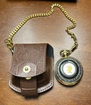Vintage Franklin Mint Pocket Watch Alaskan Chilkat Bald Eagle-ted Blaylock. Fixed Price $35.00.