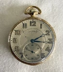Illinois A. Lincoln Grade Pocket Watch - 12 Size 21 Jewels. Fixed Price $209.00.