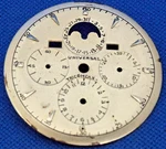 Universal Geneve Tri-compax Moon Phase Chronograph Dial 31.5MM Vintag. Fixed Price $375.00.