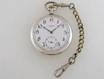 Omega Sweden Coat Of Arms Antique 1908-1912 Swiss Art Deco Silver Pocket Watch. Fixed Price $599.99.