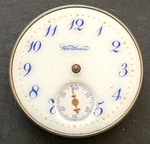 Antique Waltham Model 1900 115 Pocket Watch Movement Fancy Dial Ticks 0S 15J Usa. Fixed Price $79.95.