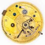 David Taylor Of London English Antique Fusee Pocket Watch Movement With Dial. Fixed Price $156.00.
