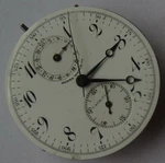 Berna Watch Co. Lagrange Chronograph Pocket Movement & Enamel Dial. Fixed Price $250.00.