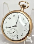 1918 Hamilton 910 Gold Filled Pocket Watch 12S , 17 Jewels Hinged Swing Out Case. Fixed Price $250.00.