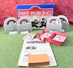 1988 Free Parking Feed Meter Game Monopoly Parker Brothers Box Complete Euc. Fixed Price $16.00.