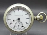 1901 Hampden Silverine Pocket Watch 15J 18S Side Wind Dueber Case. Fixed Price $70.45.