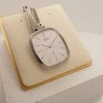 Seiko 2621-5190 Silver Tone Analog Quartz Vintage Pocket Watch W366 *sold As Is. Fixed Price $99.99.