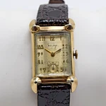 Vtg 1947 Bulova His Excellency 10KGF 21J 7AK Windup Pyramid Lugs Mens Watch-runs. Fixed Price $130.00.