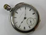 Vintage 1872 Waltham 18S #1857 Coin Silver Pocket Watch - Exc Fine Dial Repair. Fixed Price $139.00.
