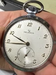 Helbros Pocket Watch Running. Fixed Price $59.99.