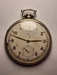 1942 Elgin 546 10S 15J 10K Gold Filled Open Faced Pocket Watch. Fixed Price $165.00.