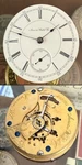Aurora Watch Co. Size, Open Face, 15 Jewels, No. 135,361 C: 1886. Fixed Price $287.00.