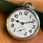 1964 Hamilton 992B Railway Special 16S 21 Jewels Stainless Steel Pocket Watch. Fixed Price $625.00.