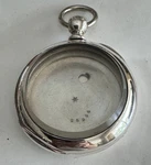 Vintage Big 4OZ 18 Size Blauer Coin Silver Pocket Watch Case Key Wind / Set. Fixed Price $375.00.
