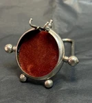 Victorian Antique Pocket Watch Stand Rack Desk Chrome Brass Folding Easel 40MM. Fixed Price $113.60.