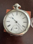 Vintage Size Illinois Pocket Watch Gr. Keeping Time Key Wind / Set 1882. Fixed Price $195.00.