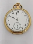 Vtg 1917 Hamilton Gold Filled Pocket Watch Grade 910 Jewels 12S Open Face. Fixed Price $250.00.