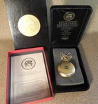Wells Fargo Presentation 1852 Pocket Watch Limited Numbered 17 Jewels Swiss Made. Fixed Price $399.99.