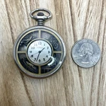 Vtg New Old Stock 42MM Pocket Watch Fossil LE-9443 Limited Edition Transport. Fixed Price $35.00.