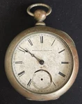 Vintage Elgin Silverine Pocket Watch 277242 Not Working Parts Only. Fixed Price $65.00.