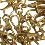 Vtg Pocket Watch Chain End Clasp Lanyard Swivel Clip Gold Tone Repair Nos. Fixed Price $16.20.