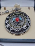 Thunderbird Pocket Watch With Chain - Native American Box, Works. Fixed Price $29.75.