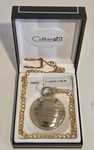 Colibri Of London Swiss Quartz Pocket Watch Hunter Case Boxed Set W/chain. Fixed Price $53.00.