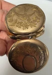 Hampden Pocket Watch Model 4 15J Dueber Gold Filled Case, Bird, Runs!, Engraved. Fixed Price $224.95.