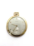 14K Gold Longines Open Face Pocket Watch, 17 Jewels. Fixed Price $1852.45.