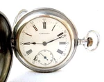 Pocket Watch Longines Hunter Cal 18.50 Case Steekl 51MM Circa 1915 Working. Fixed Price $285.00.