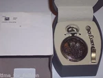 Fmd Pocket Watch Brown Dial Copper Case With Flag & Eagle ZRT15023F9. Fixed Price $29.94.