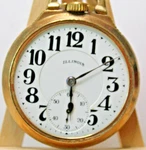 1927 Illinois Bunn Special 21 J 10 Gold Filled Railroad Pocket Watch - Restore. Fixed Price $299.99.