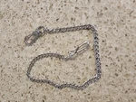 New Louis Richard Pocket Watch Wallet Chain Mens Silver-plated 15" Clip Fob. Fixed Price $7.99.