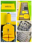 Invicta 12PC Watch Tool/sizing Kit,band/case Opener,stand,pin Remove,hammer+case. Fixed Price $74.90.