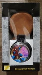1996 New & Unused Marvel Spider-man (pink/blue) Pocket Watch, Mint-nm. Fixed Price $60.00.