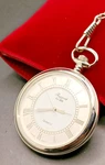 Uk Made Rapport Men's Open Face Roman Numerals Quartz Pocket Watch-vgc & Working. Fixed Price $74.27.