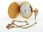 Arnex 17 Jewels Antique Pocket Watch With Flower Motif, Keeps Time. Fixed Price $150.00.