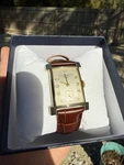 1955 Elgin Men Wrist Watch 17 Jewels 10K Gf Runs Great. Fixed Price $200.00.