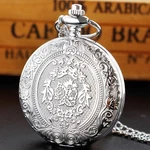 Switchme Retro Quartz Pocket Watch Japan Movement Silver Belt Clip Chain Rrp 25. Fixed Price $18.17.