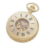 Charles-hubert Gold-plated Half Hunter Mechanical Pocket Watch 3558. Fixed Price $95.00.