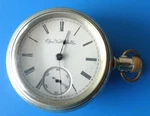 Elgin 18S 15J C1891 M3 G82 Pocket Watch Crescent Swing Out Case Runs Great. Fixed Price $109.00.
