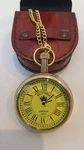 Antique Victoria Pocket Watch With Chain Roman Numerals London 1875. Fixed Price $24.99.