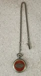 Vtg Benrus "grandpa" Quartz Golden Tone With Chain Clip Pocket Watch. Fixed Price $19.00.