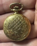 Baylor Swiss 30MM Small Gold Tone 17 Jewel Pocket Watch Pendant. Fixed Price $45.00.