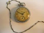 Vintage E. Ingraham Company Topflight Dollar Pocket Watch Not Working.. Fixed Price $18.00.